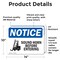 Signmission Sound Horn Before Entering, 14 in W x Rectangle, Vinyl Decal OS-2PACK-NS-D-1014-L-16592 - alternate 3